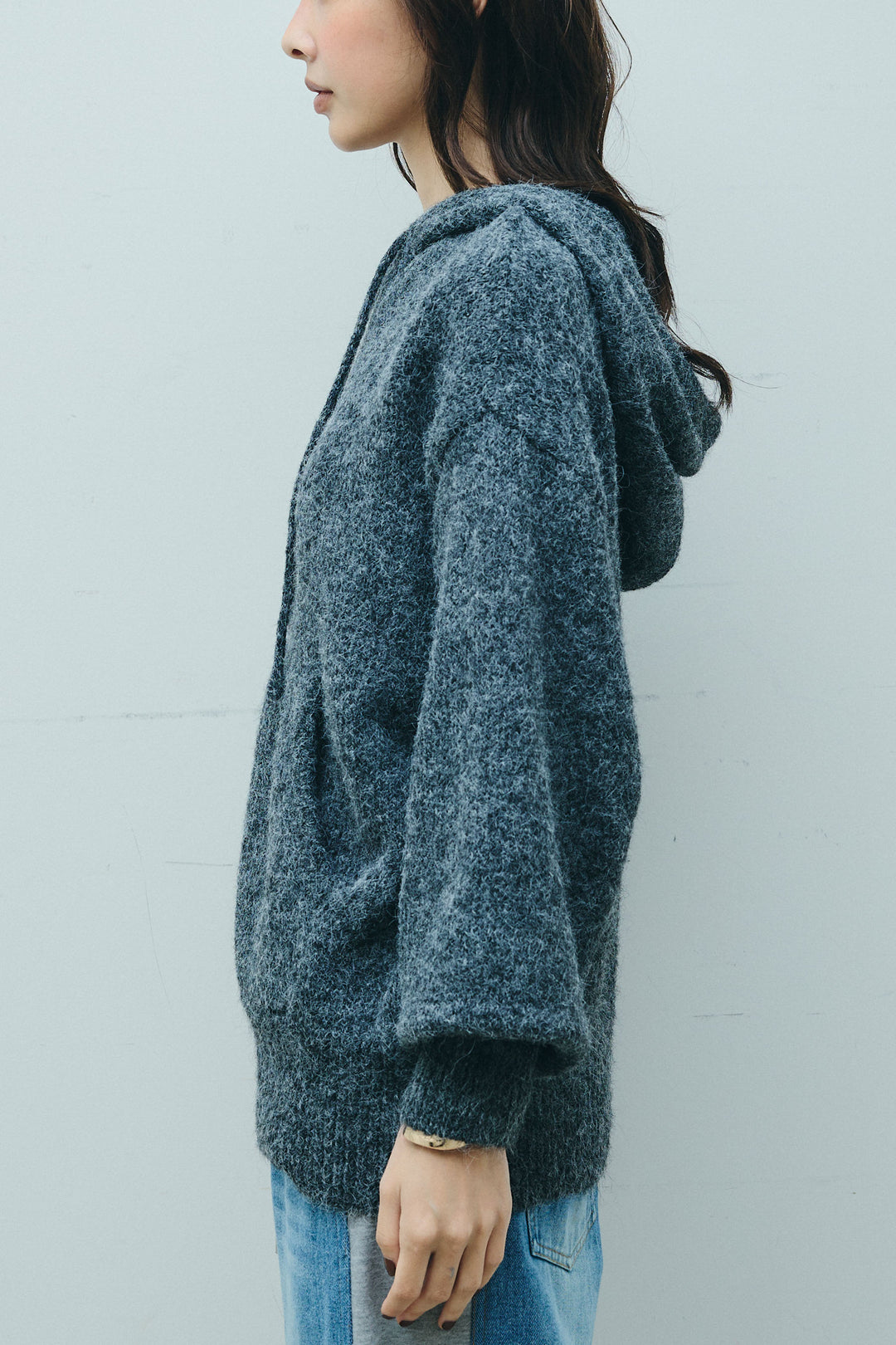 [予約]ニットフーディ