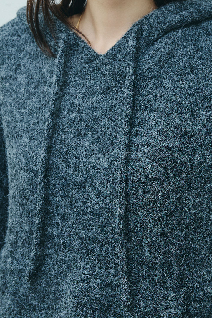 [予約]ニットフーディ