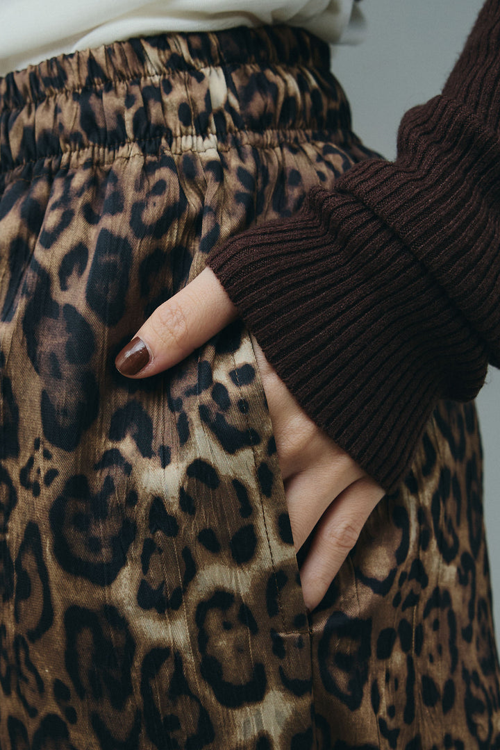 [予約]レオパードルーズパンツ