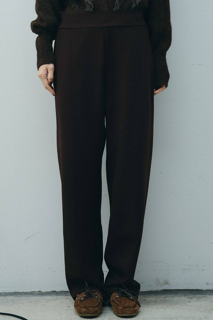 [予約]裏起毛ポンチカーブパンツ