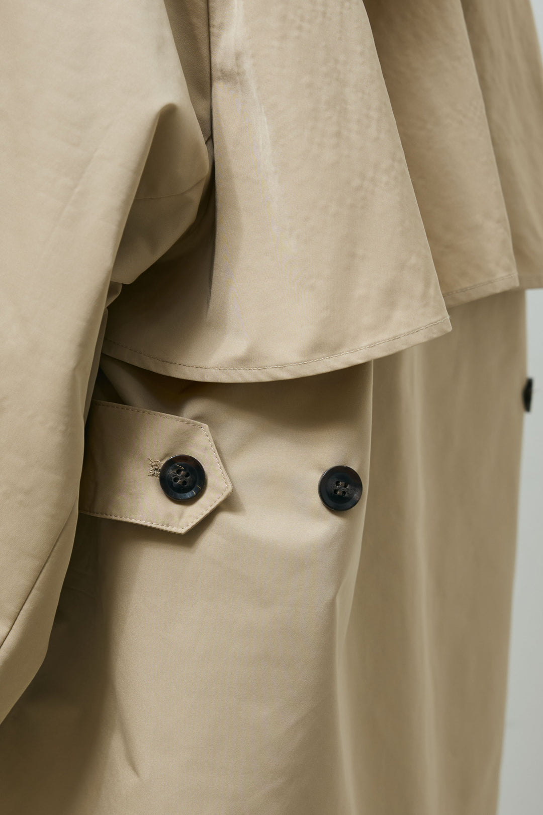 [予約]ナイロンショートトレンチコート