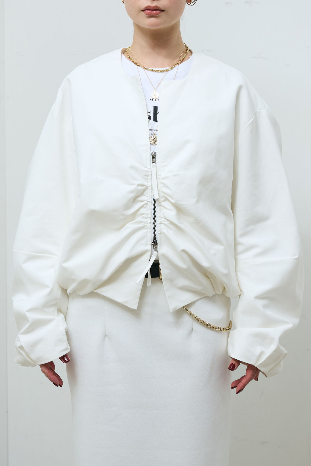 [予約]ミリタリーライクバルーンブルゾン