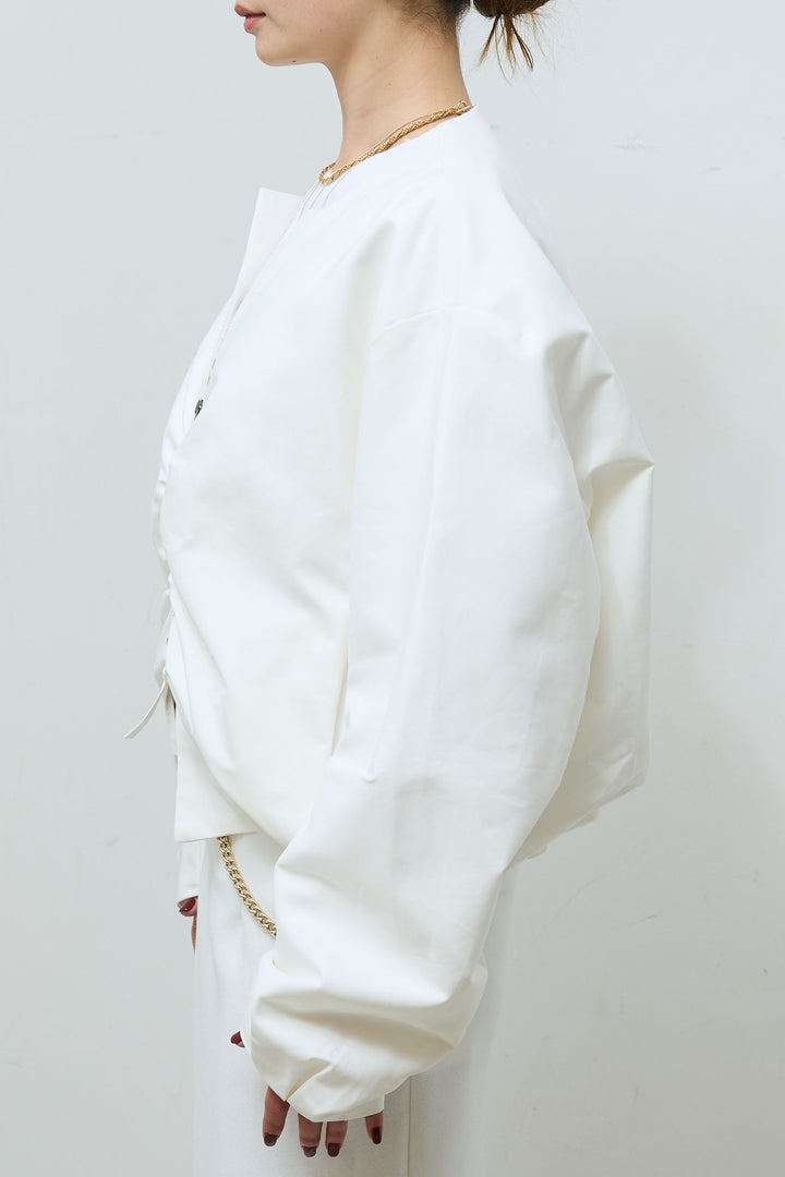 [予約]ミリタリーライクバルーンブルゾン