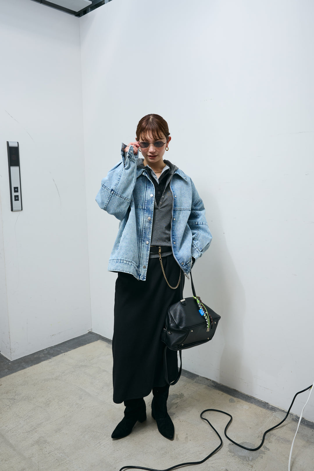 [予約]レイヤードリブロングワンピース