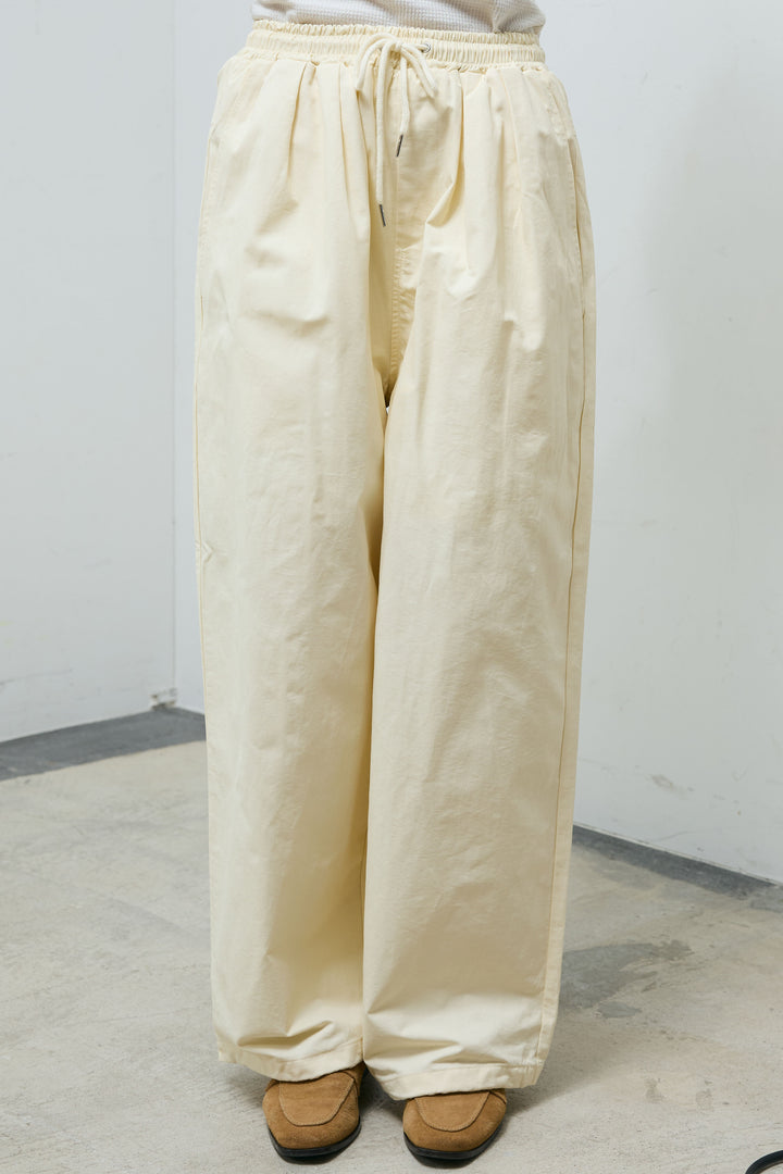 [予約/SET]シアーハーフスリーブジャケット+レース切り替えサテンブラウス+合繊ツイルスタンドウエストラップジョガーPT(3set)