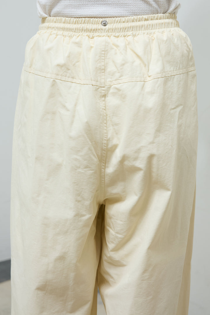 [予約/SET]シアーハーフスリーブジャケット+レース切り替えサテンブラウス+合繊ツイルスタンドウエストラップジョガーPT(3set)