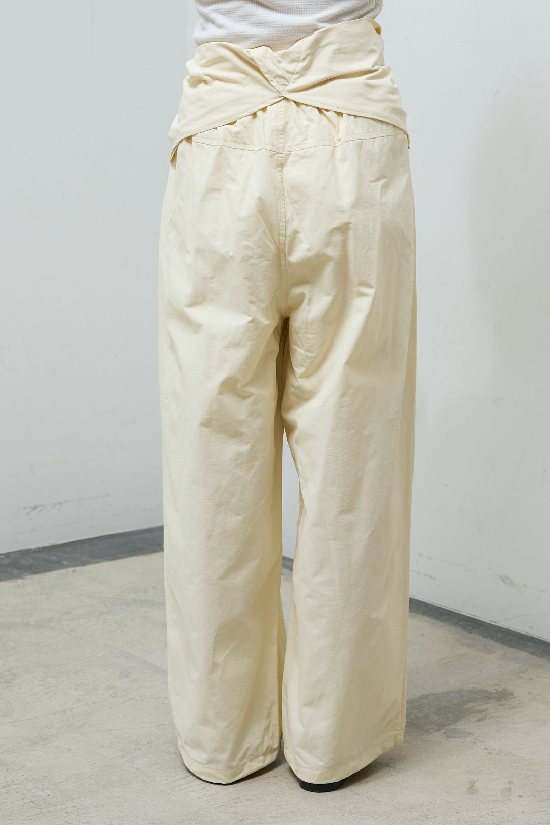 [予約/SET]ボリュームスリーブ デニムブルゾン+合繊ツイルスタンドウエストラップジョガーPT(2set)