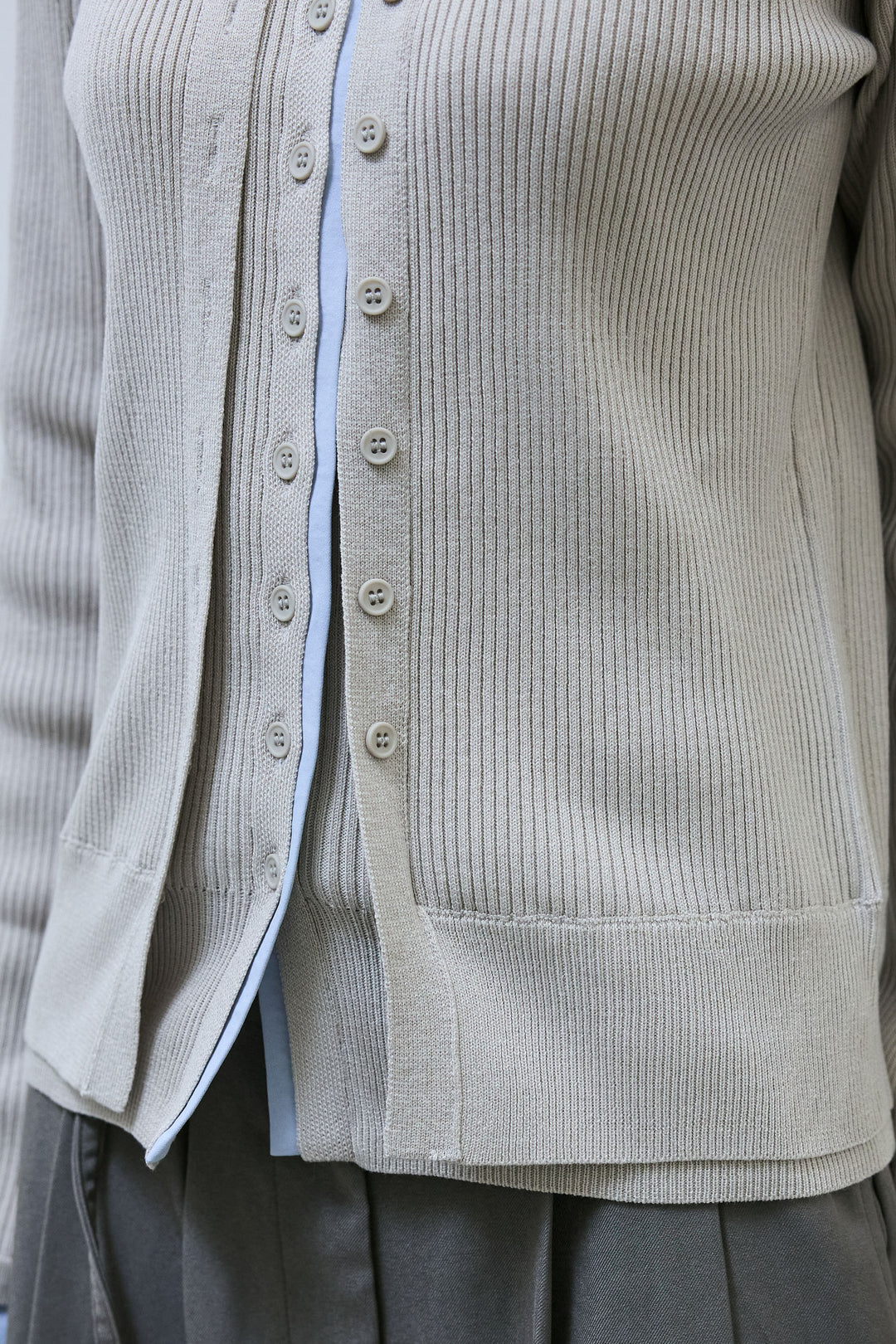 [予約]襟ドッキングカーディガン