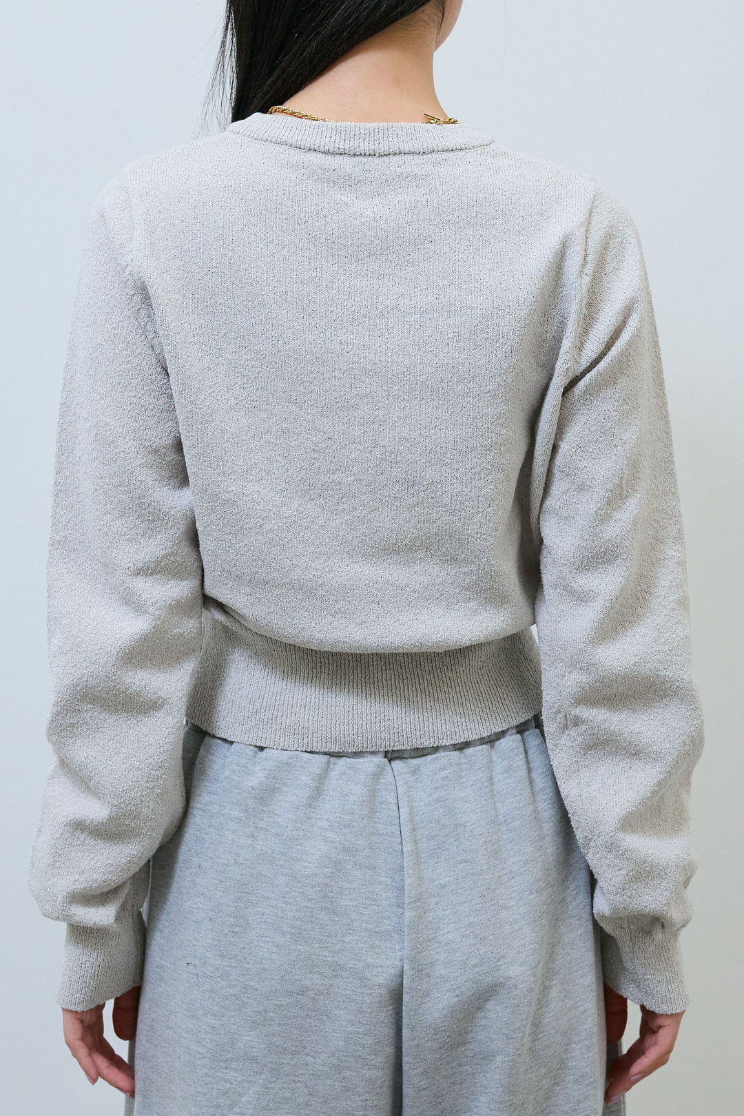 [予約]クロスボタンカーディガン