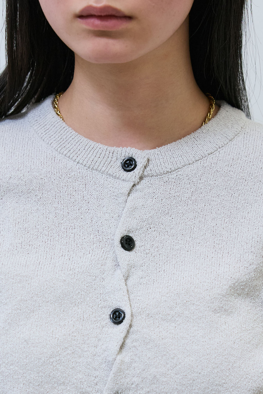 [予約]クロスボタンカーディガン