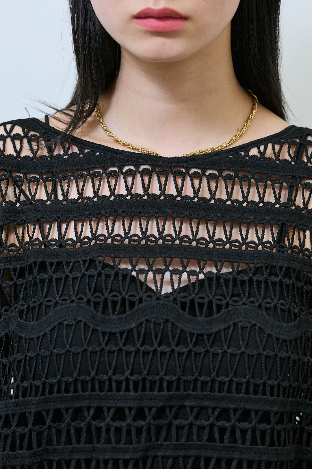 [予約]レース編みブラウス