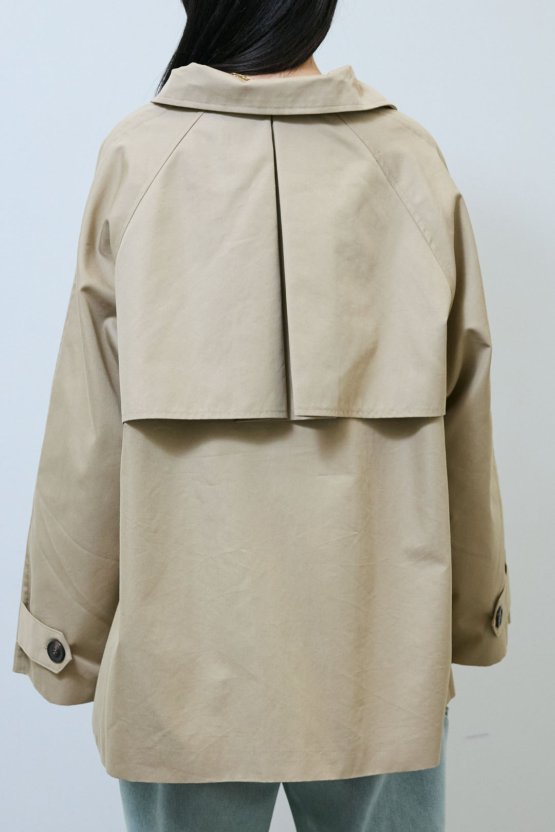 [予約]TRツイルAラインショートトレンチ