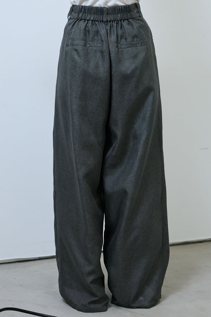 [予約/SET]リネンライクテーラードジャケット+リネンライク2タックパンツ(2set)