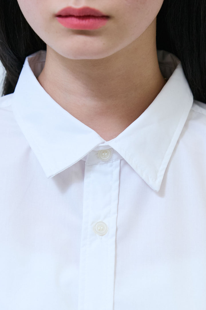 [予約]TCブロード袖刺繍オーバーシャツ