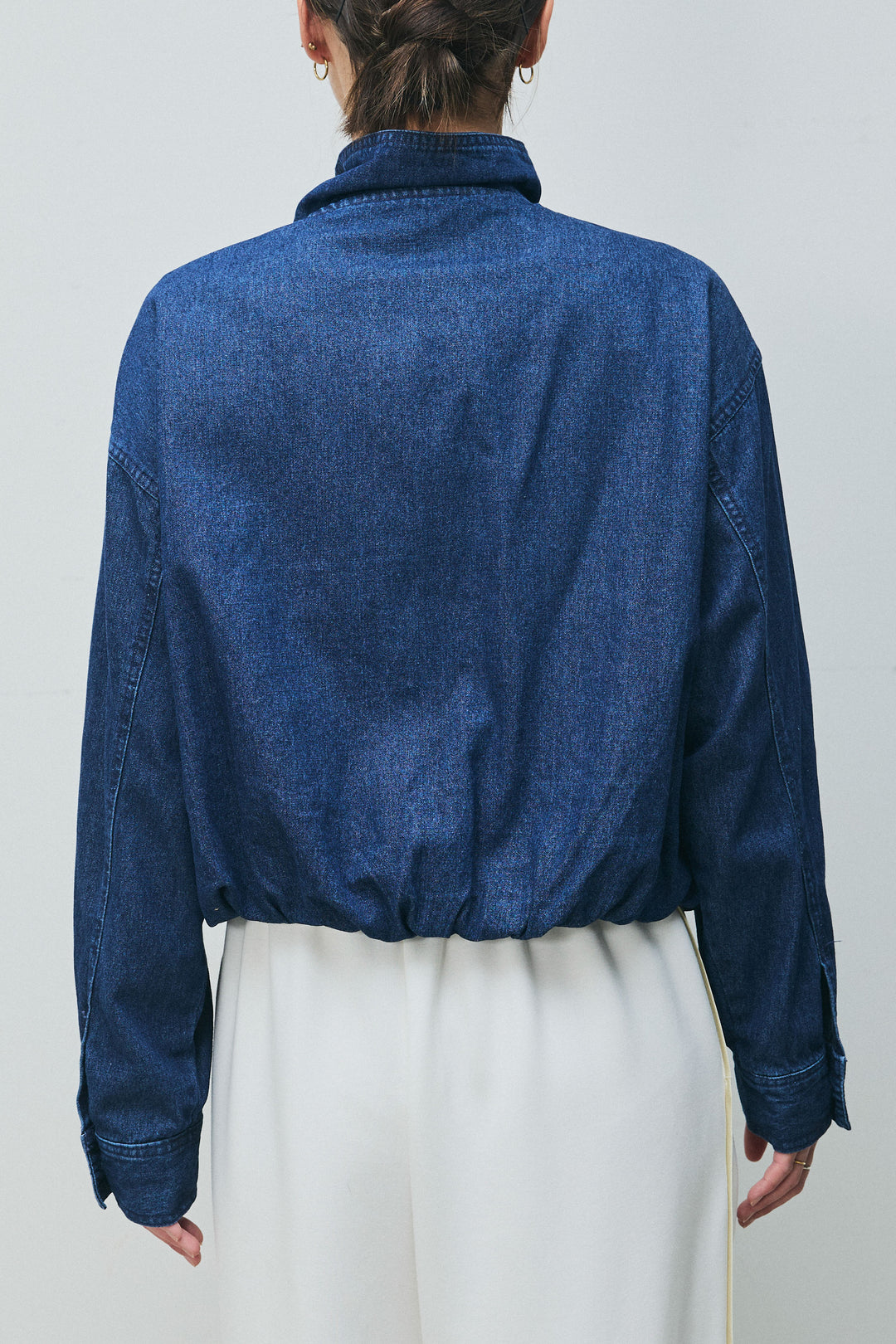[予約]ボリュームスリーブデニムブルゾン