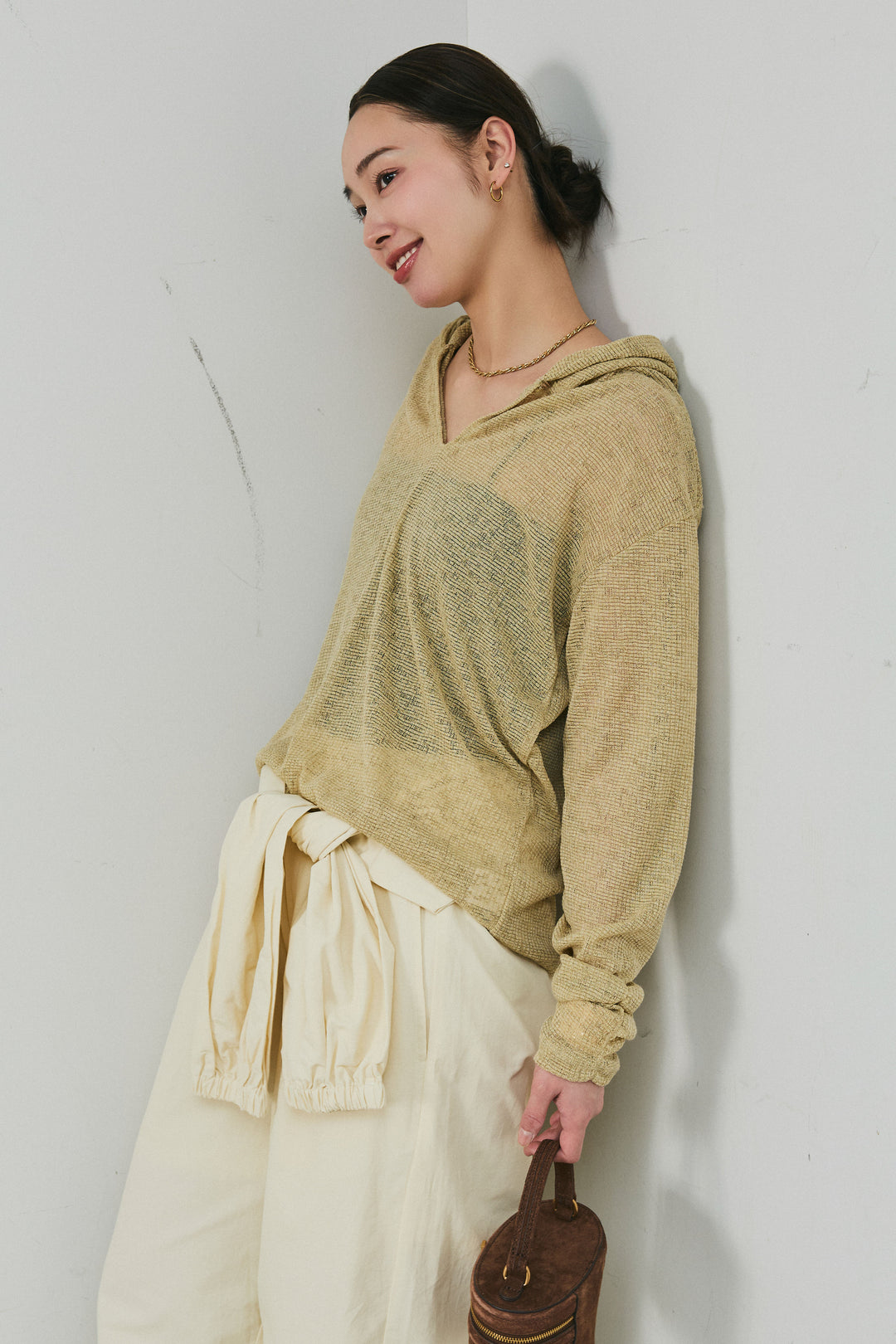 [予約]シアーワッフルフーディ