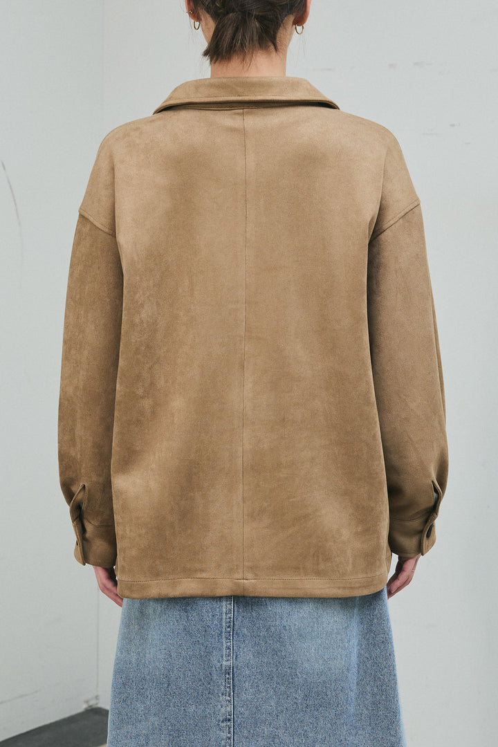 [予約]ライトフェイクスウェードカバーオール