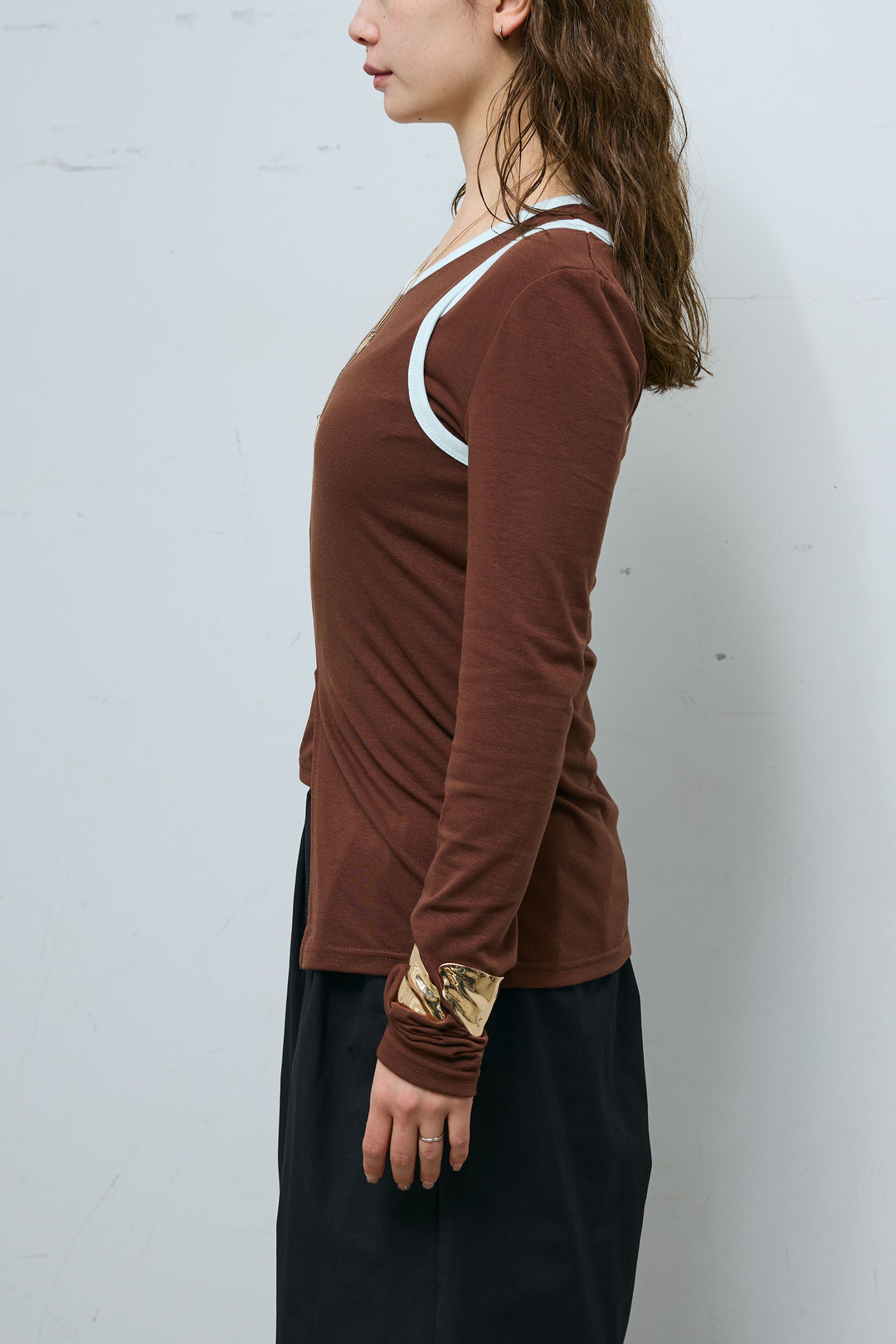 [予約]パイピングレイヤードトップスセット