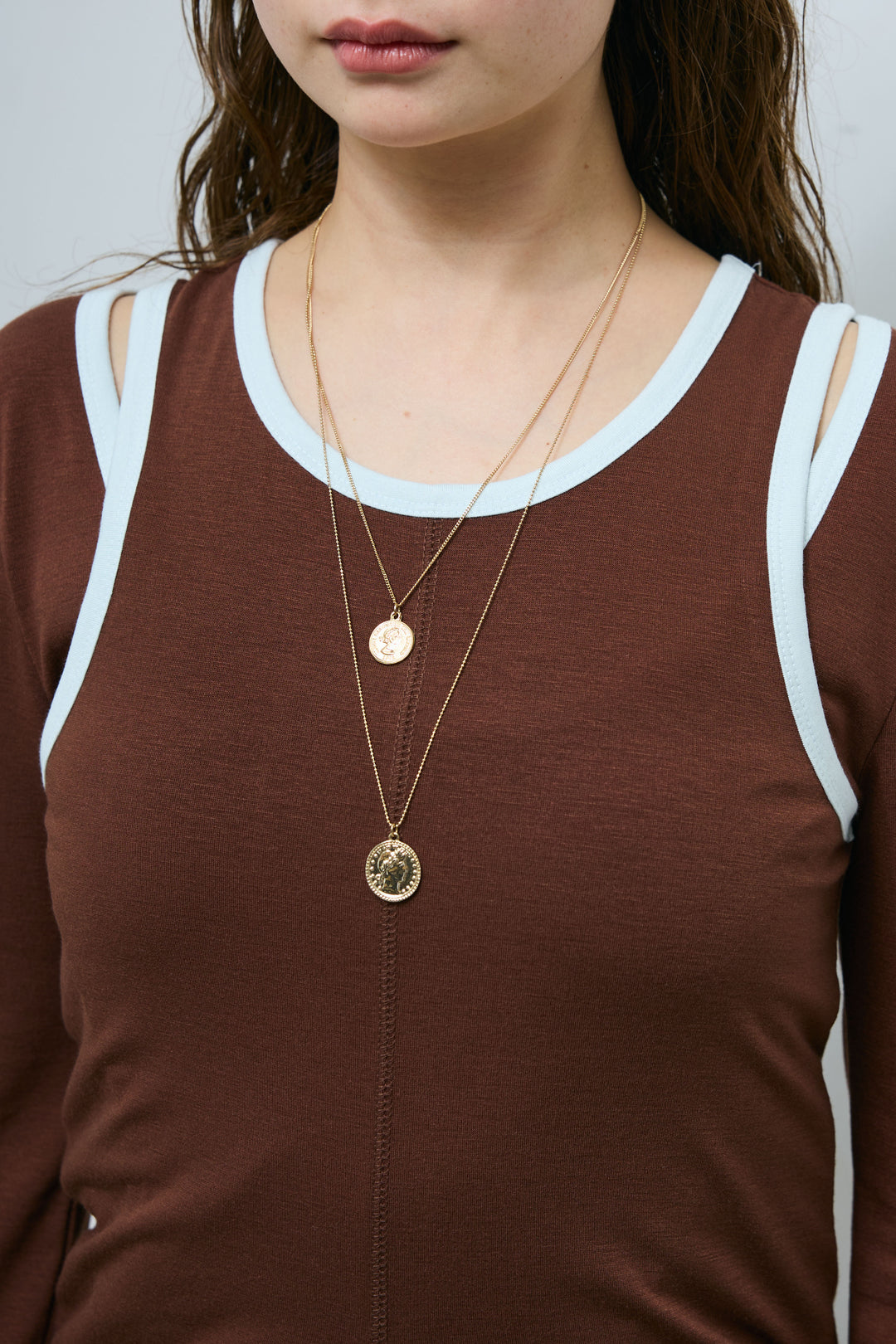 [予約]パイピングレイヤードトップスセット