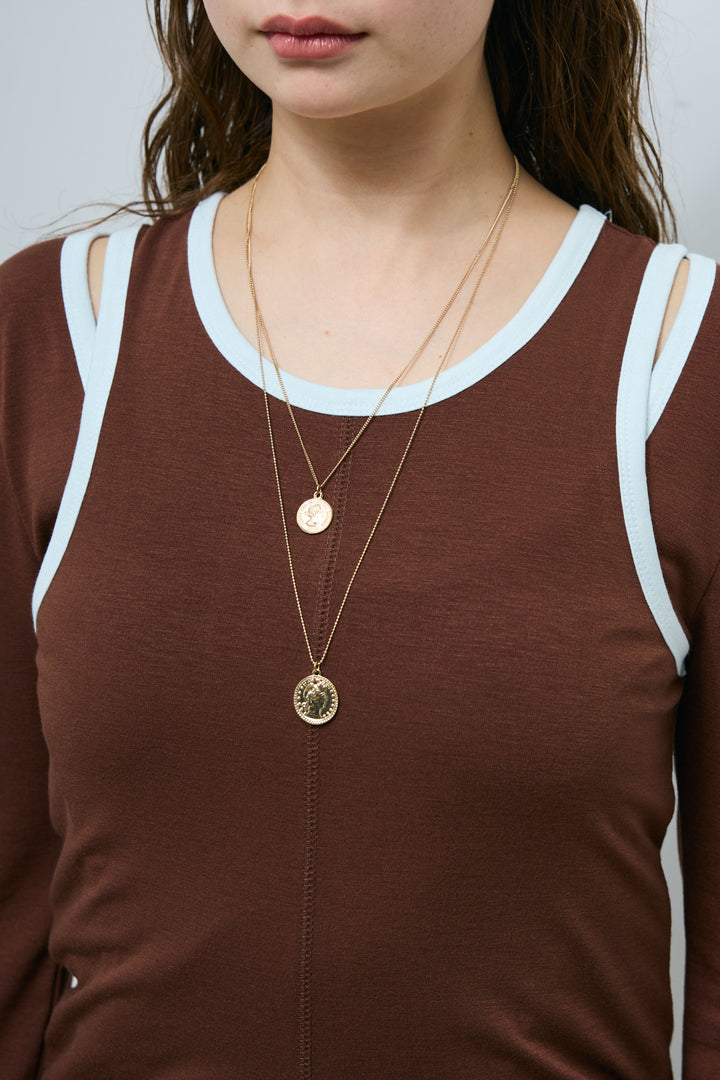 [予約]パイピングレイヤードトップスセット