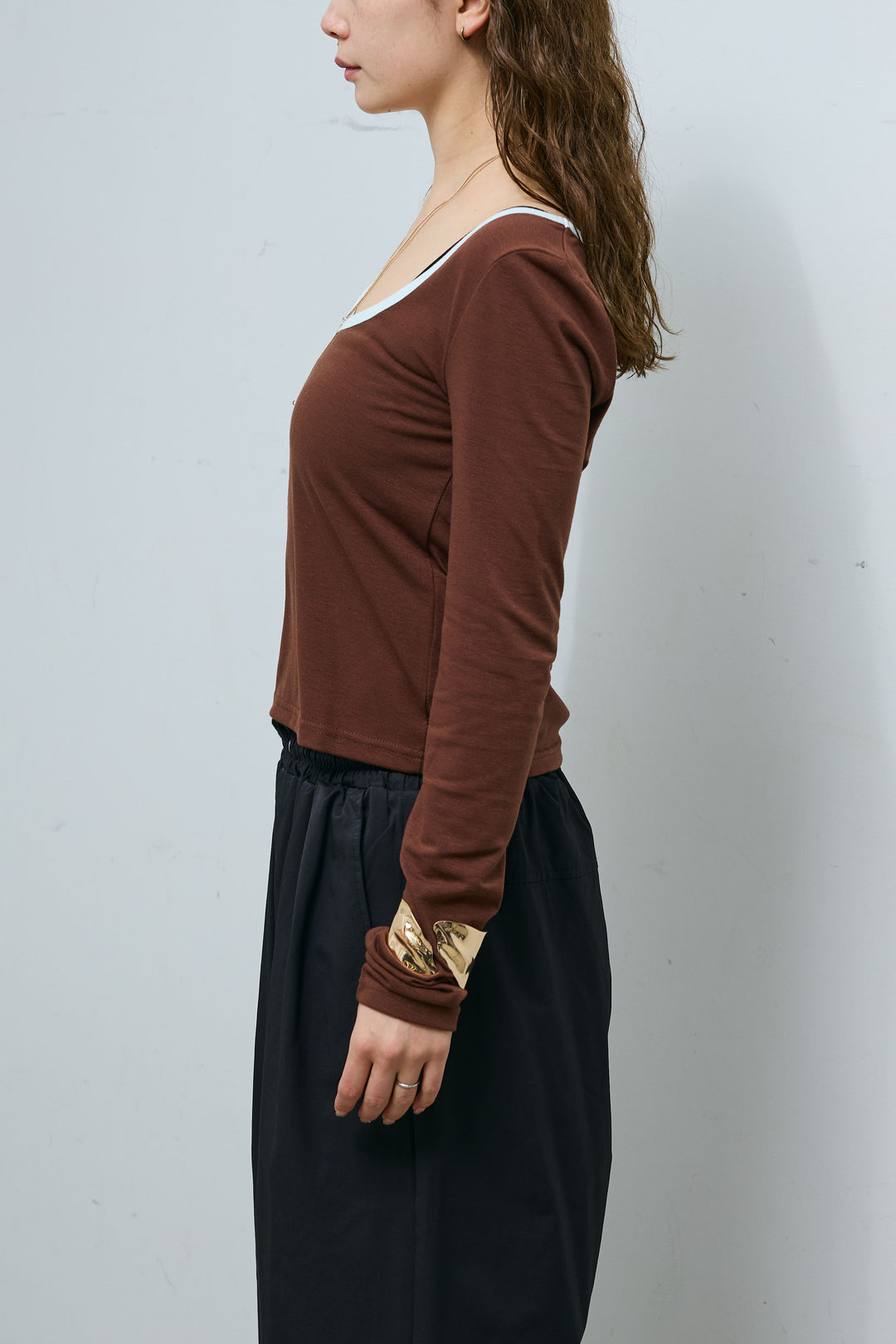 [予約]パイピングレイヤードトップスセット