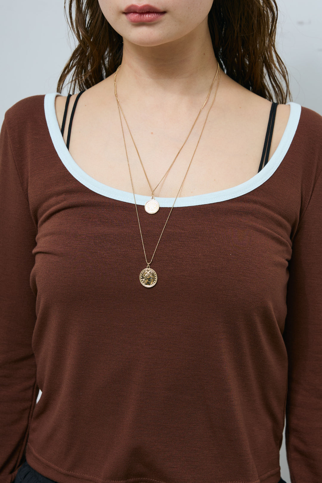 [予約]パイピングレイヤードトップスセット