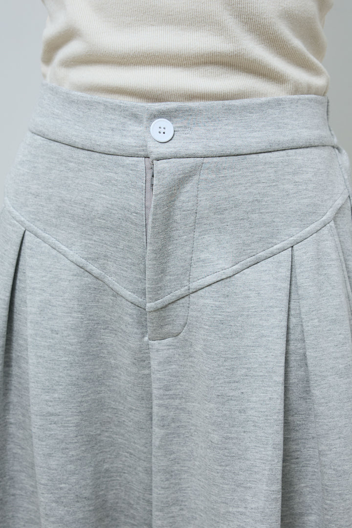 [予約]アシメZIPギャザースウェットセット