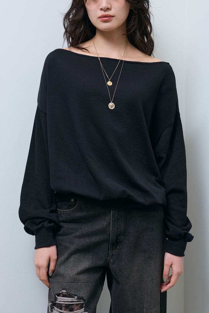 [予約]シアーオフショルプルオーバー