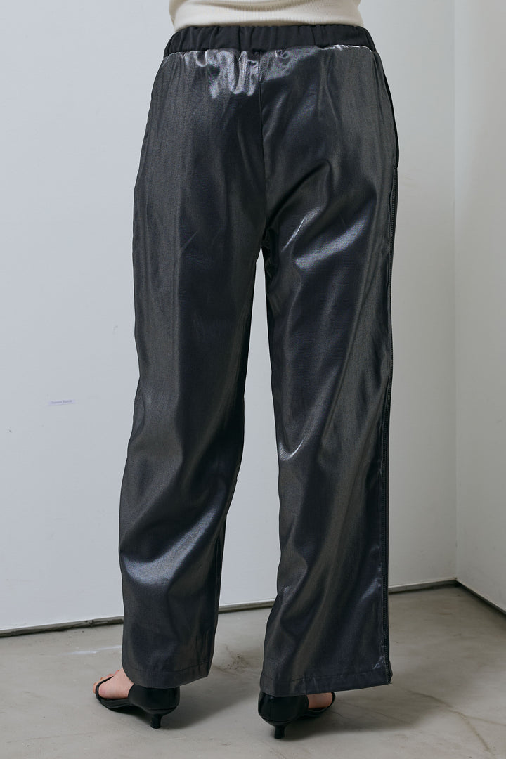 [予約]異素材切り替え裏毛パンツ