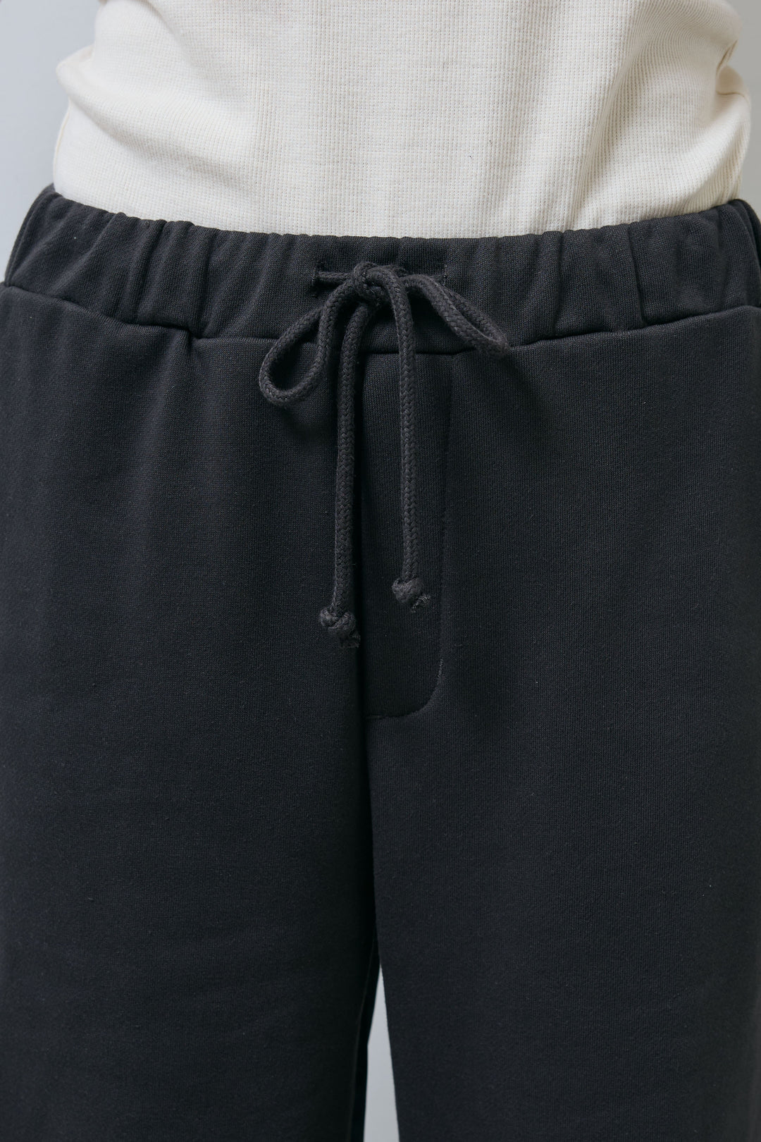 [予約]異素材切り替え裏毛パンツ