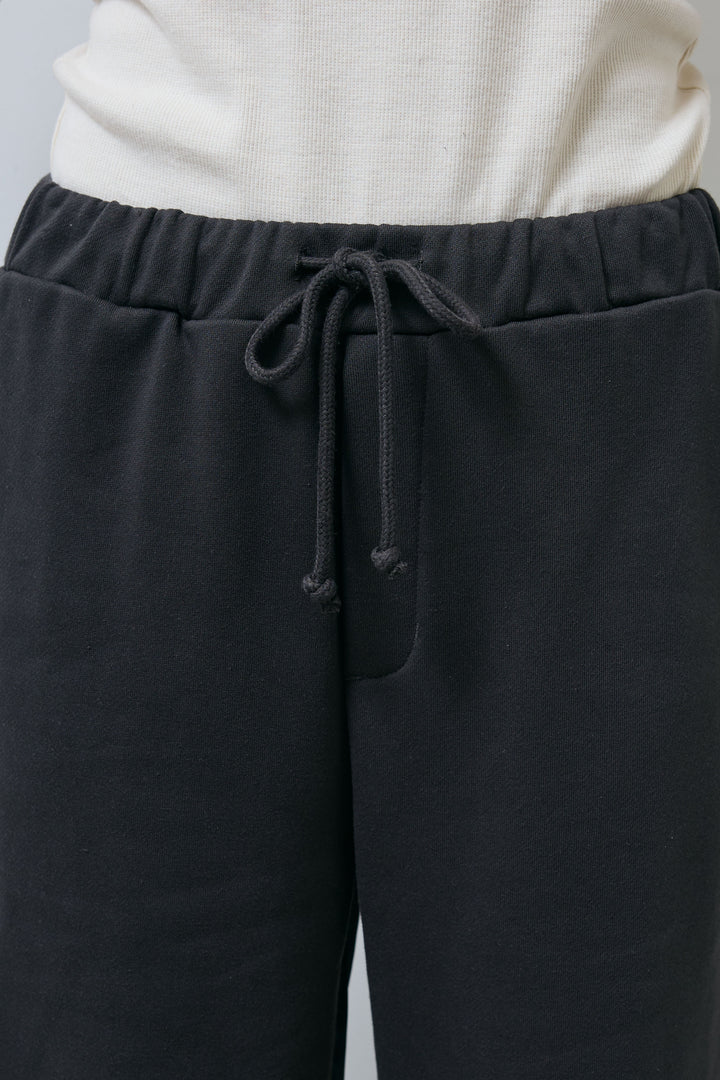 [予約]異素材切り替え裏毛パンツ