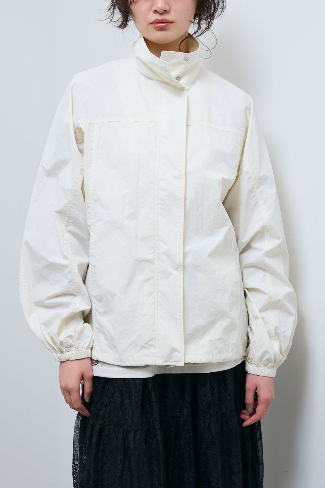 [予約]ナイロンタフタスタンドカラーブルゾン