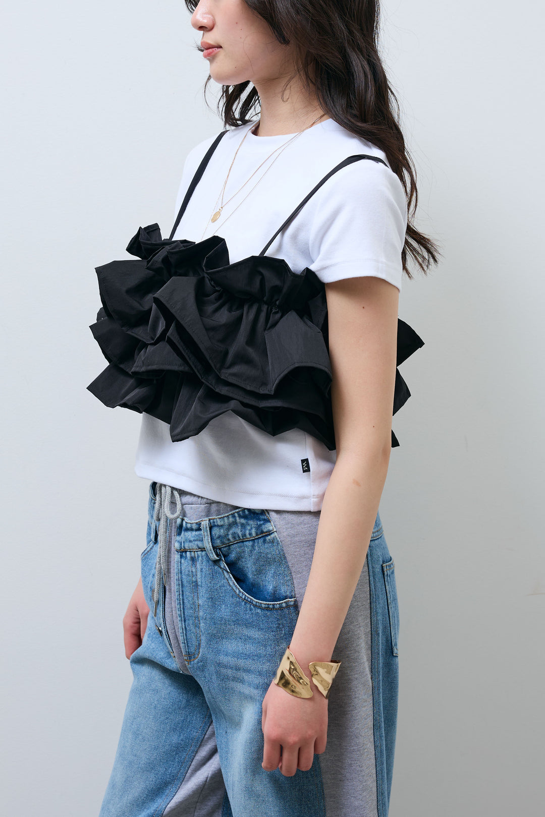 [予約]撥水フリルビスチェ