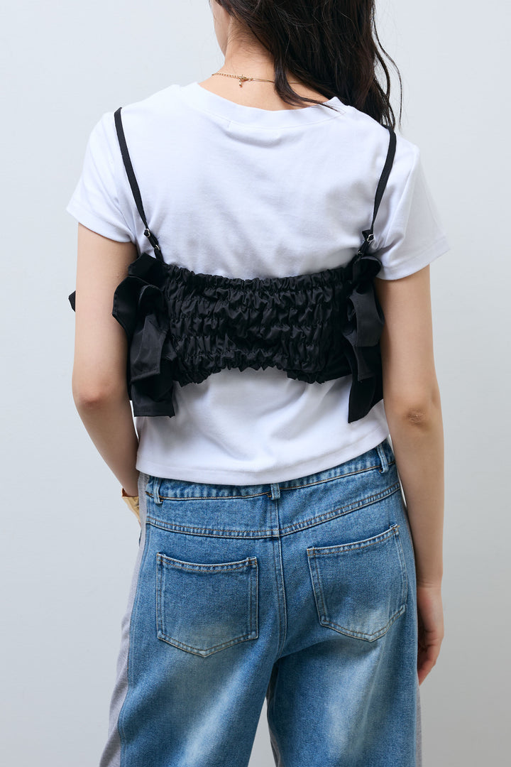 [予約]撥水フリルビスチェ