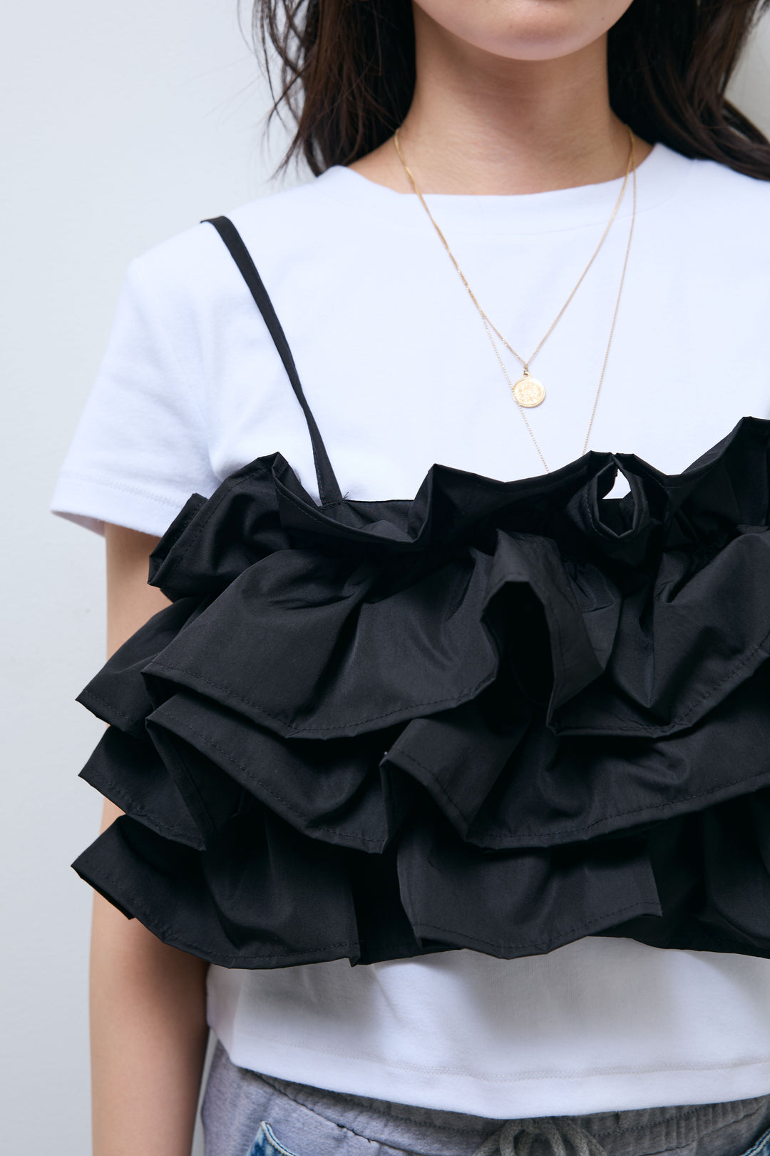 [予約]撥水フリルビスチェ