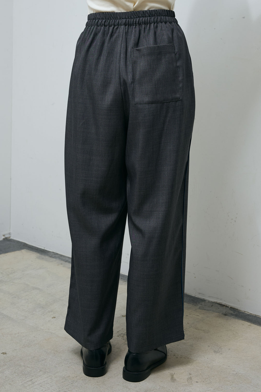 [予約/SET]袖レースハーフスリーブジャケット+サイド配色パンツ(2set)