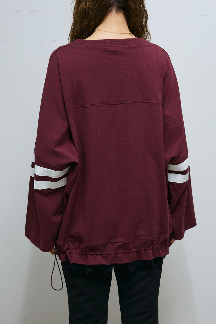 [予約/SET]ドロストロゴビッグラガーT+裾レースタンクトップ+フライスカプリパンツ(3set)