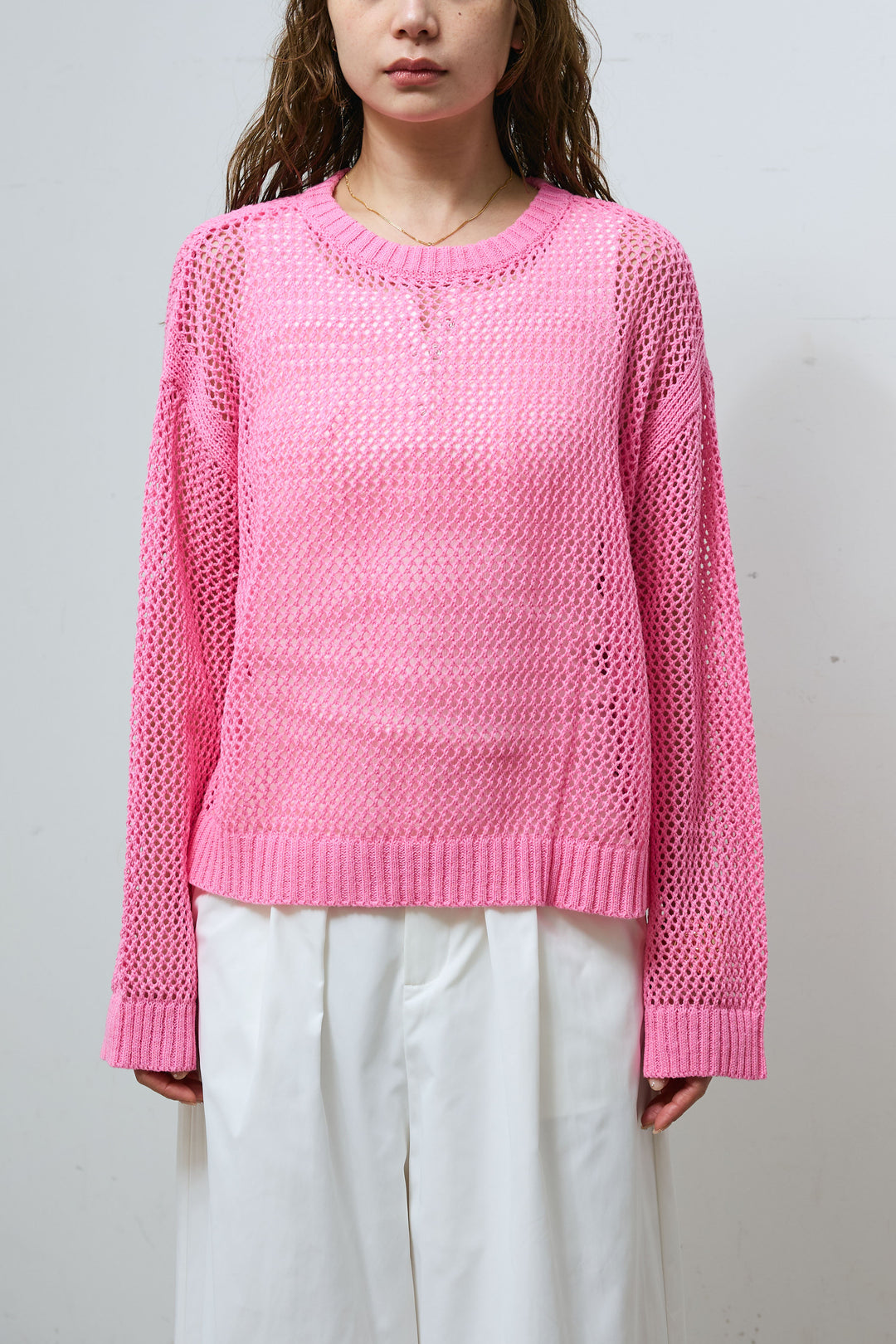 [予約]メッシュニットプルオーバー