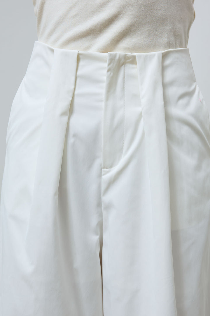 [予約/SET]メッシュニットプルオーバー+ハイウエストタックワイドパンツ(2set)