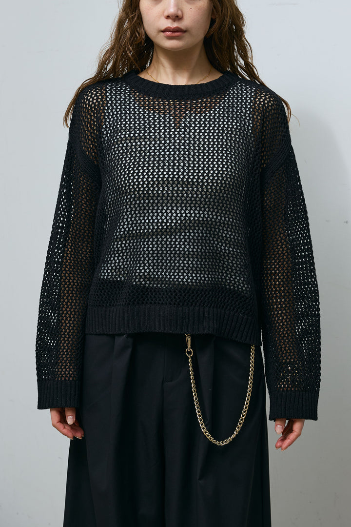 [予約]メッシュニットプルオーバー