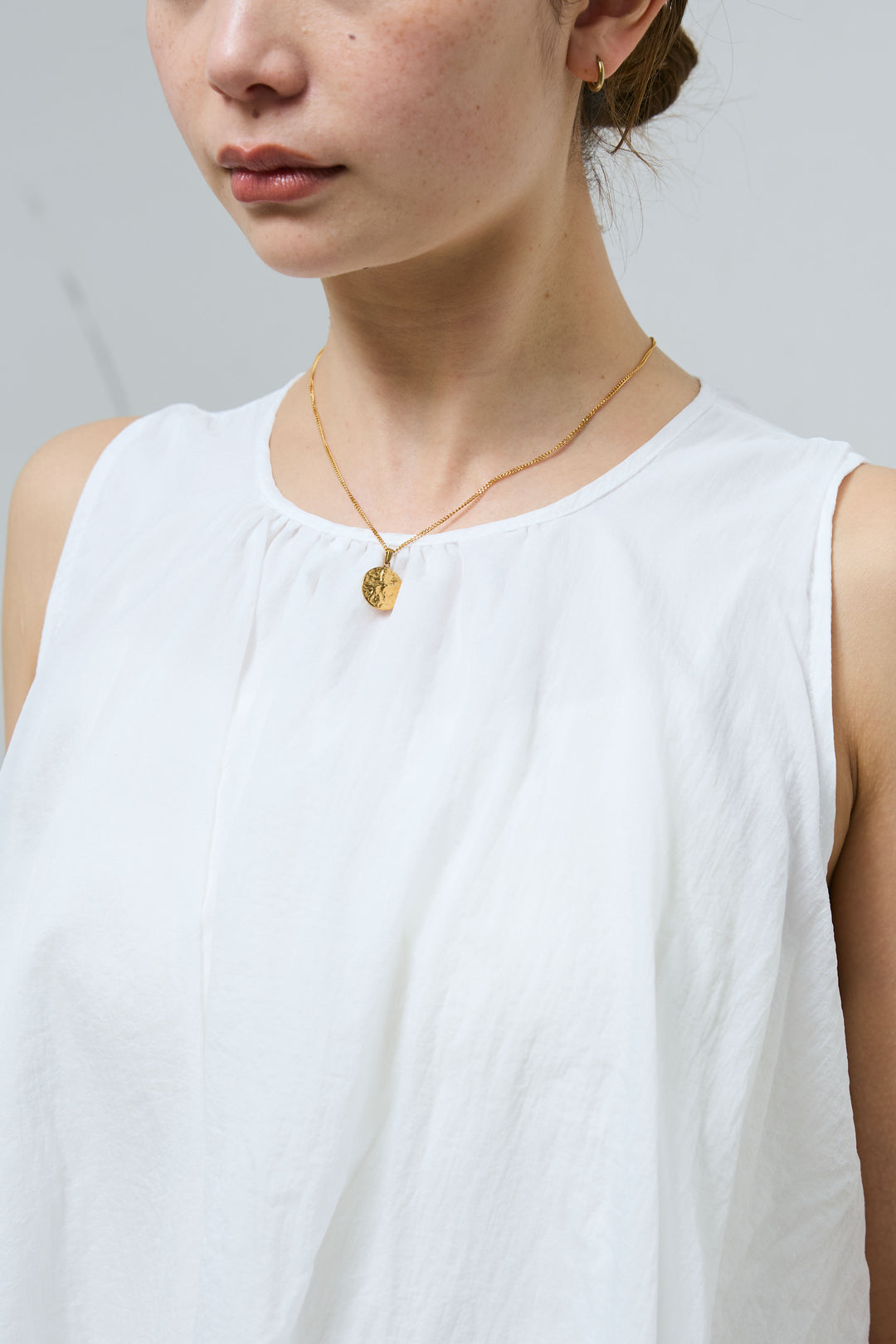 [予約/SET]バックオープンシアーバルーンブラウス+シアーイージーワイドパンツ(2set)