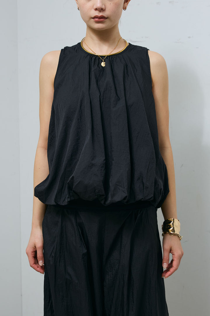 [予約]バックオープンシアーバルーンブラウス