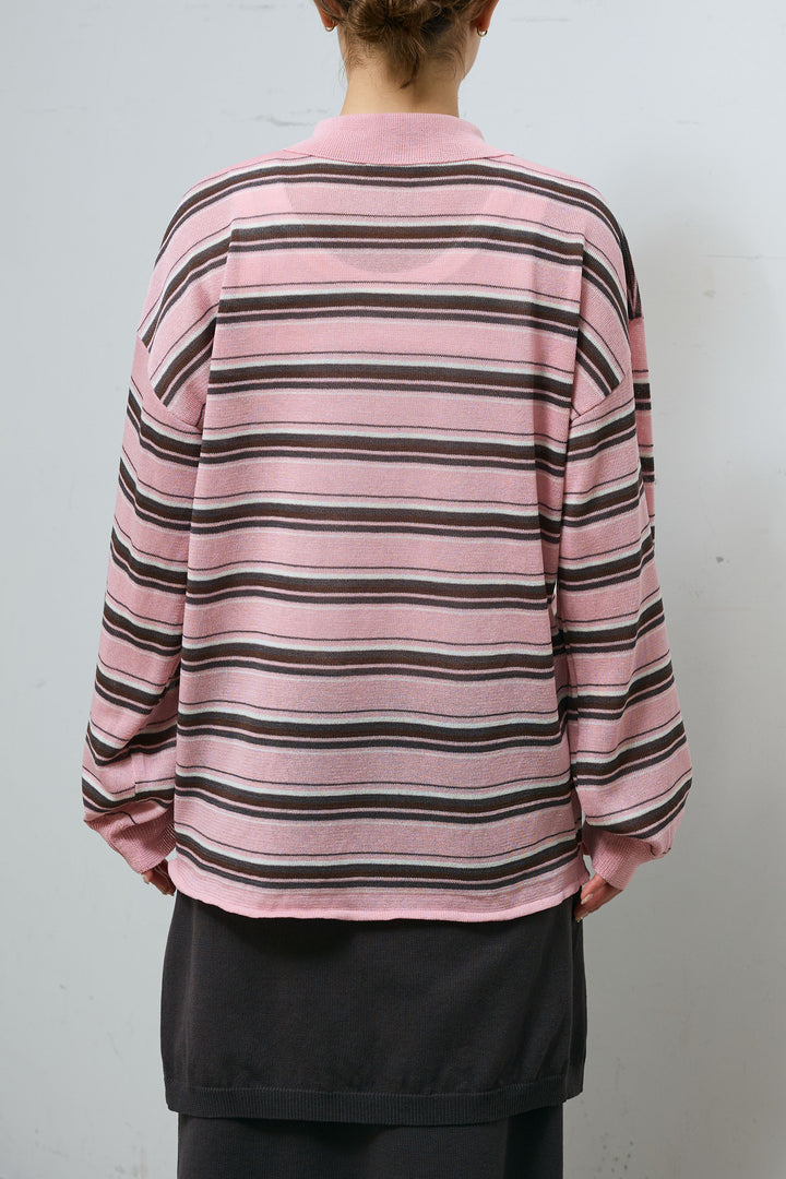 [予約]ボーダーシアーポロプルオーバー