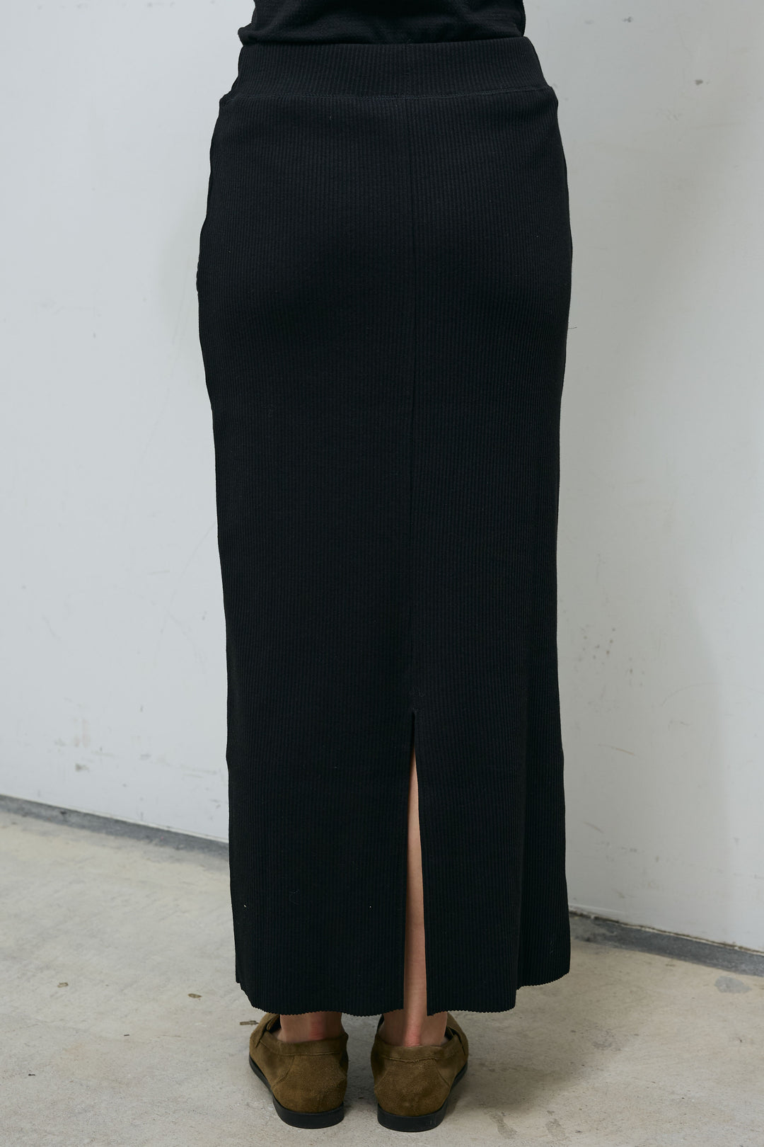 [予約/SET]裾スカラップレースシャツ+リブカットスカート(2set)