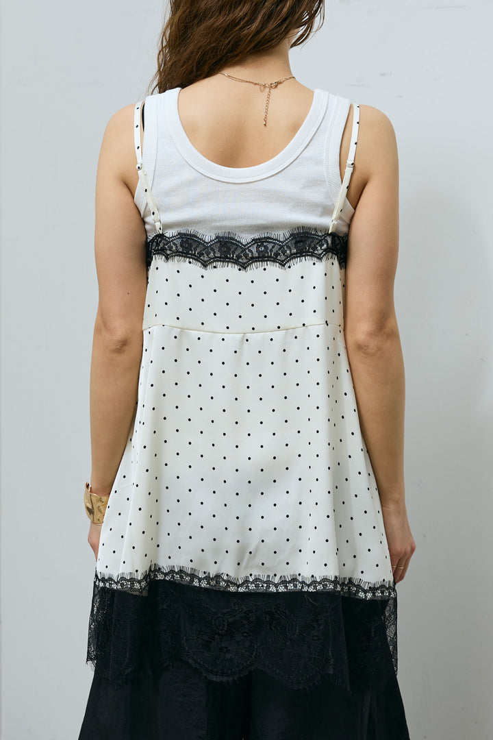 [予約]レースキャミチュニック