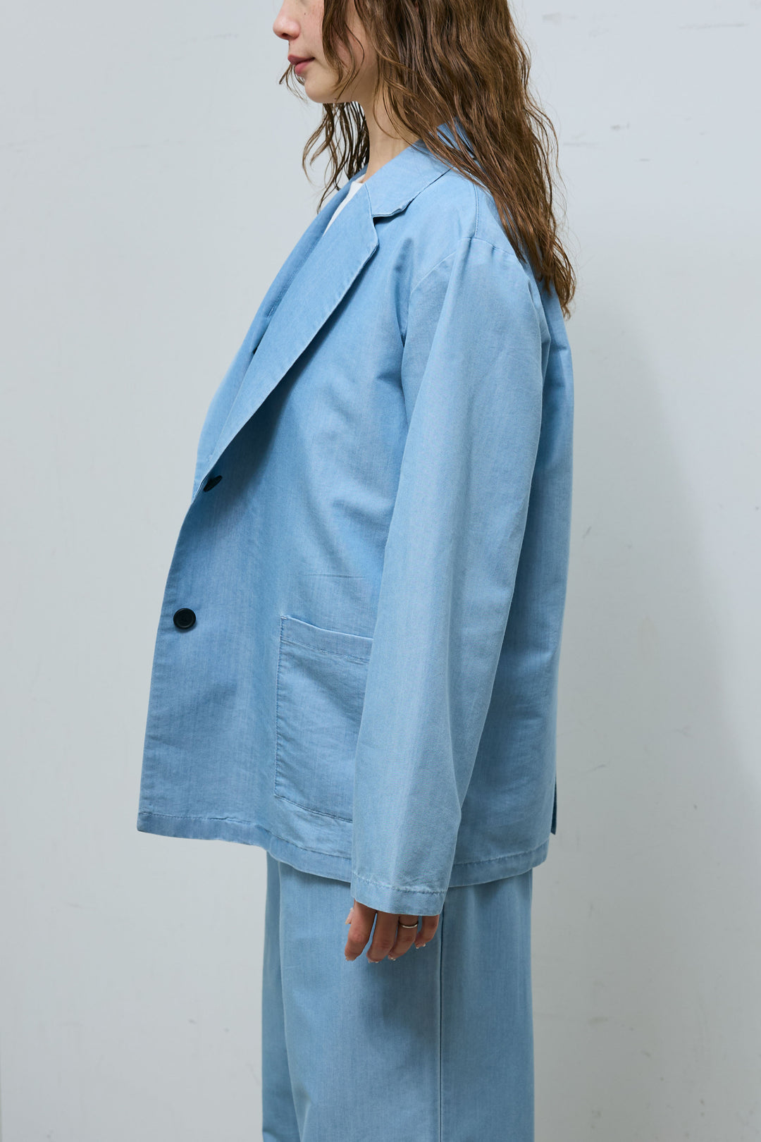 [予約/SET]ライトデニムジャケット+イージーデニムパンツ(2set)