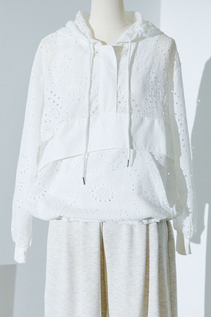 [予約]レースアノラックフーディ