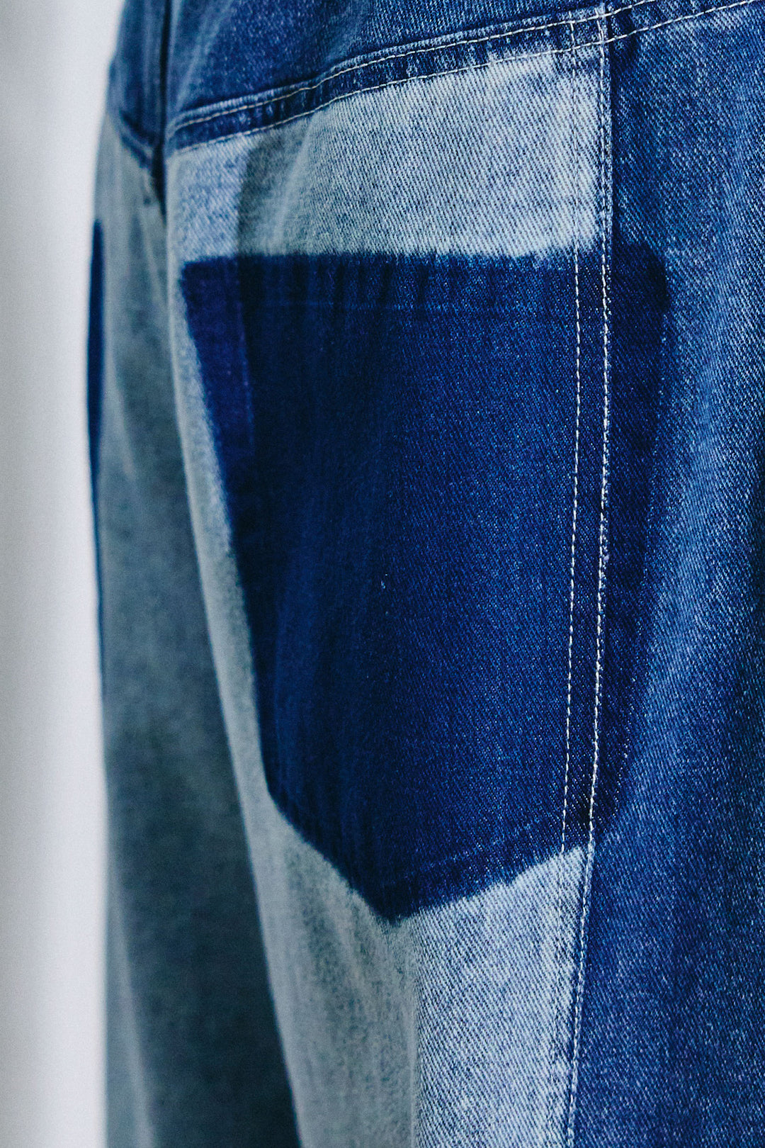 [予約/SET]シアー裏毛オフショルトップス+配色ワイドデニム(2set)