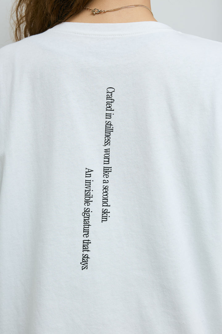 [予約]チュールレイヤードロゴTシャツ