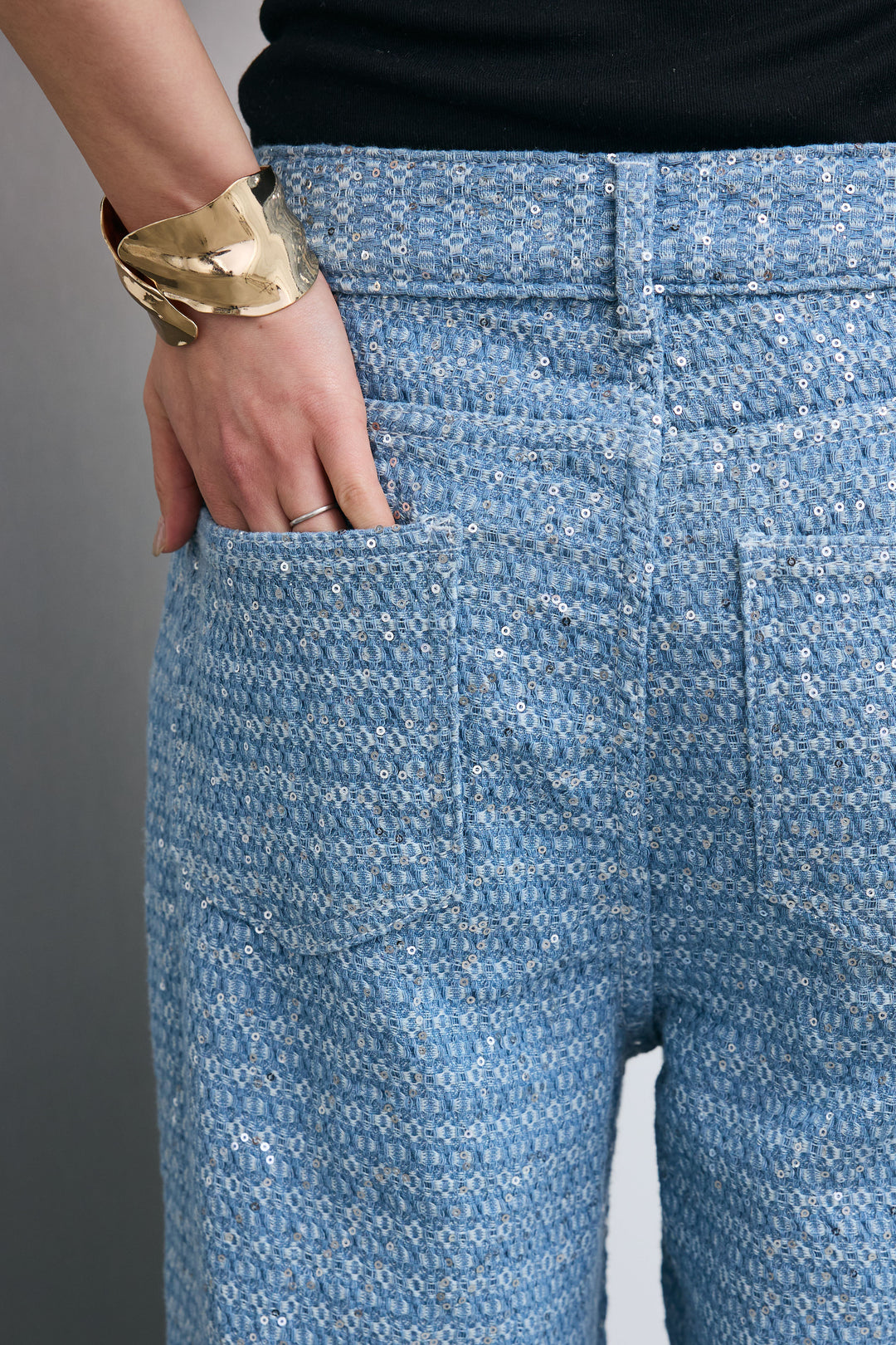 [予約]ニュアンスグリッターデニム